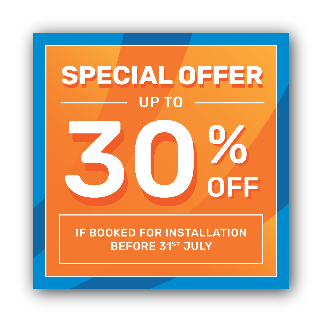 Special Offer 30% Off